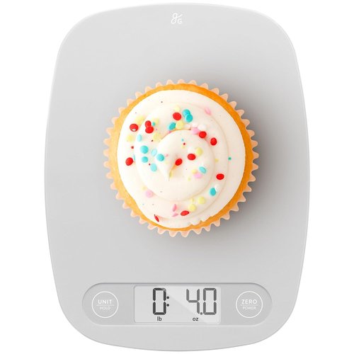 Greater Goods Food Scale - Digital Kitchen Scale with 1g Precision, Easy-Tare & Quick Conversion | Slim, Durable & Portable Design for Cooking & Baking