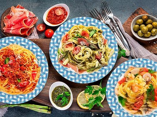 Ginkgo 10-Inch Heavy Duty Paper Plates - 300 Count Bulk Pack for Parties, Picnics & Everyday Use