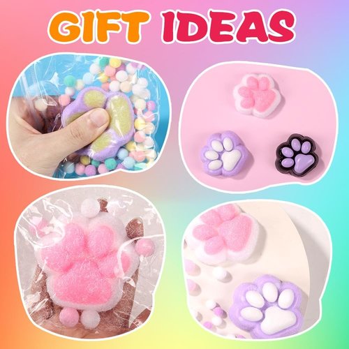 JOICEE DIY Squishy Making Kit - 18oz 1:1 AB Liquid Silicone with 6 Molds | Perfect Birthday & Holiday Gifts