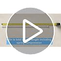 Adjustable Spring Tension Curtain Rod, 28-45 Inch No-Drill Steel Rod, White