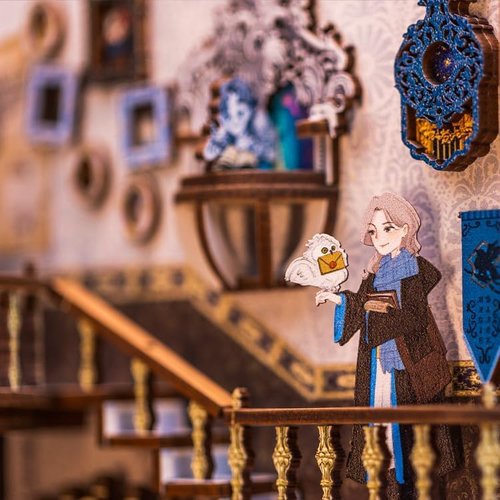 Hands Craft Miniature Kit - Nebula Common Room | Magical Astronomer Escape | Vintage Design for Fantasy Lovers
