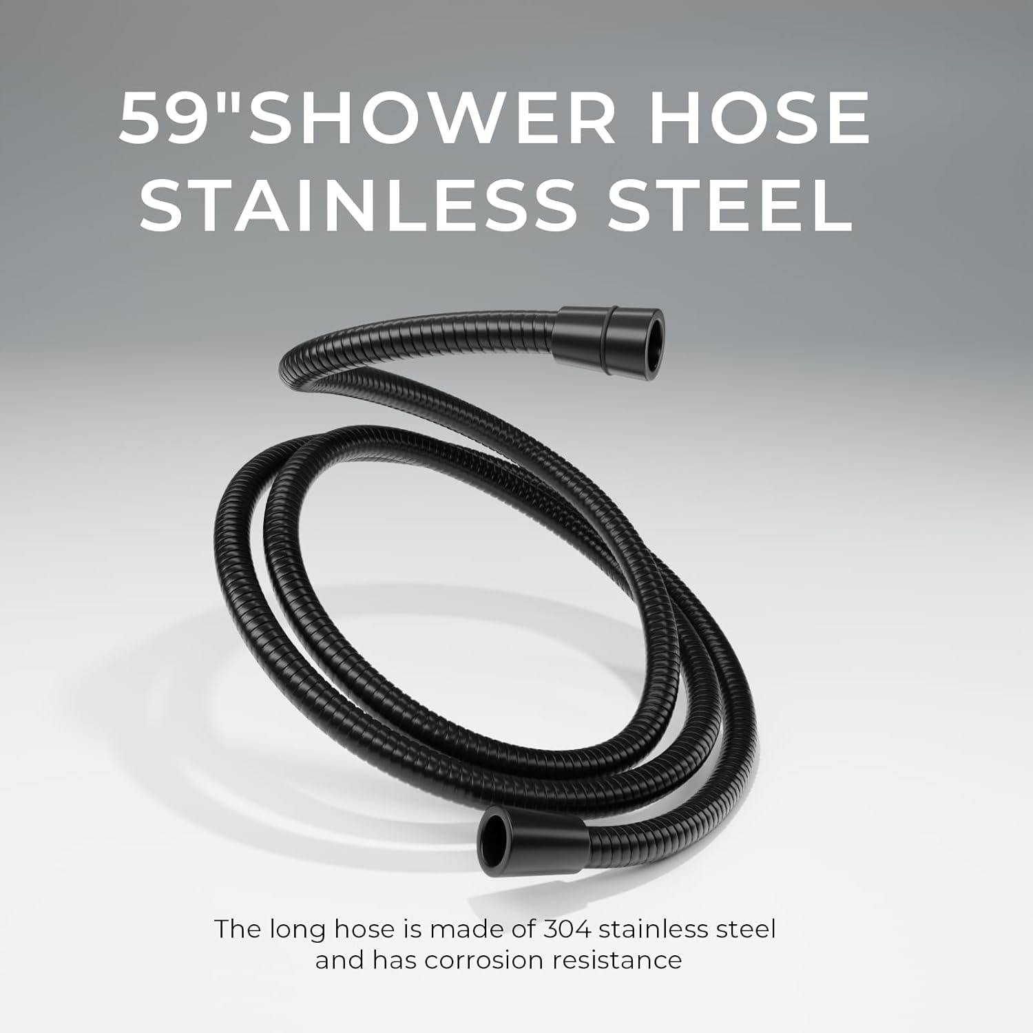 Skiennix Wide Rain Shower Head - 5 Modes Handheld Showerhead Combo with High Pressure | Adjustable Black Design