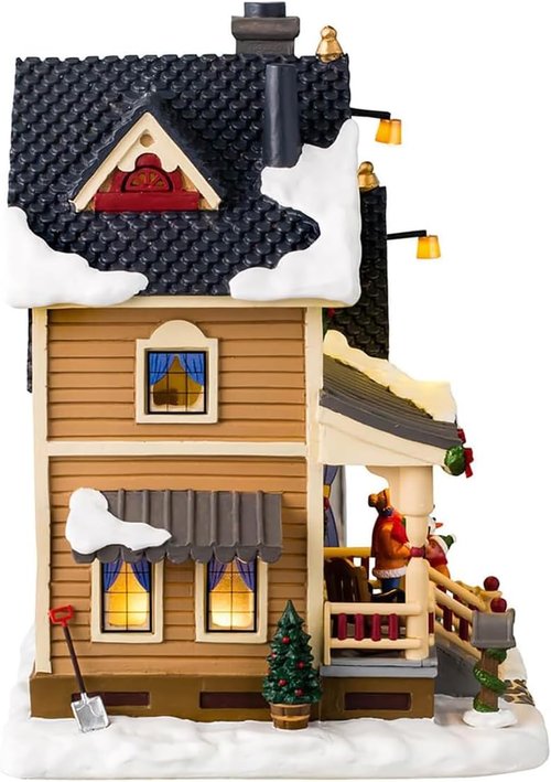 Lemax Christmas Village | Christmas Eve at Grandma's - Battery Operated LED Decoration - 45221