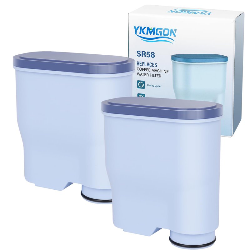 YKMGON Machine Water Filter Compatible with Philips Aquaclean CA6903，CMF009，Coffee Machine Filter Cartrige Replacement with Activated Carbon，2PACK (2)