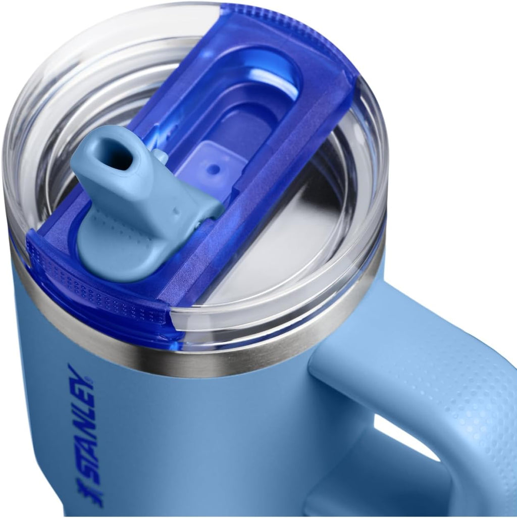 STANLEY Quencher ProTour 14 oz Tumbler - Leakproof Lid, Built-In Straw & Handle | Insulated Stainless Steel | Blue Sky