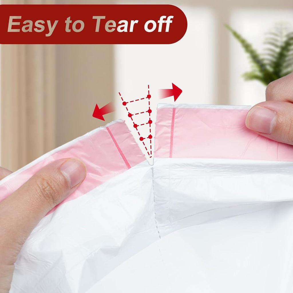 O2frepak 13 Gallon Heavy Duty Kitchen Trash Bags - Clean Fresh Scent | 100 Count, 60x70cm