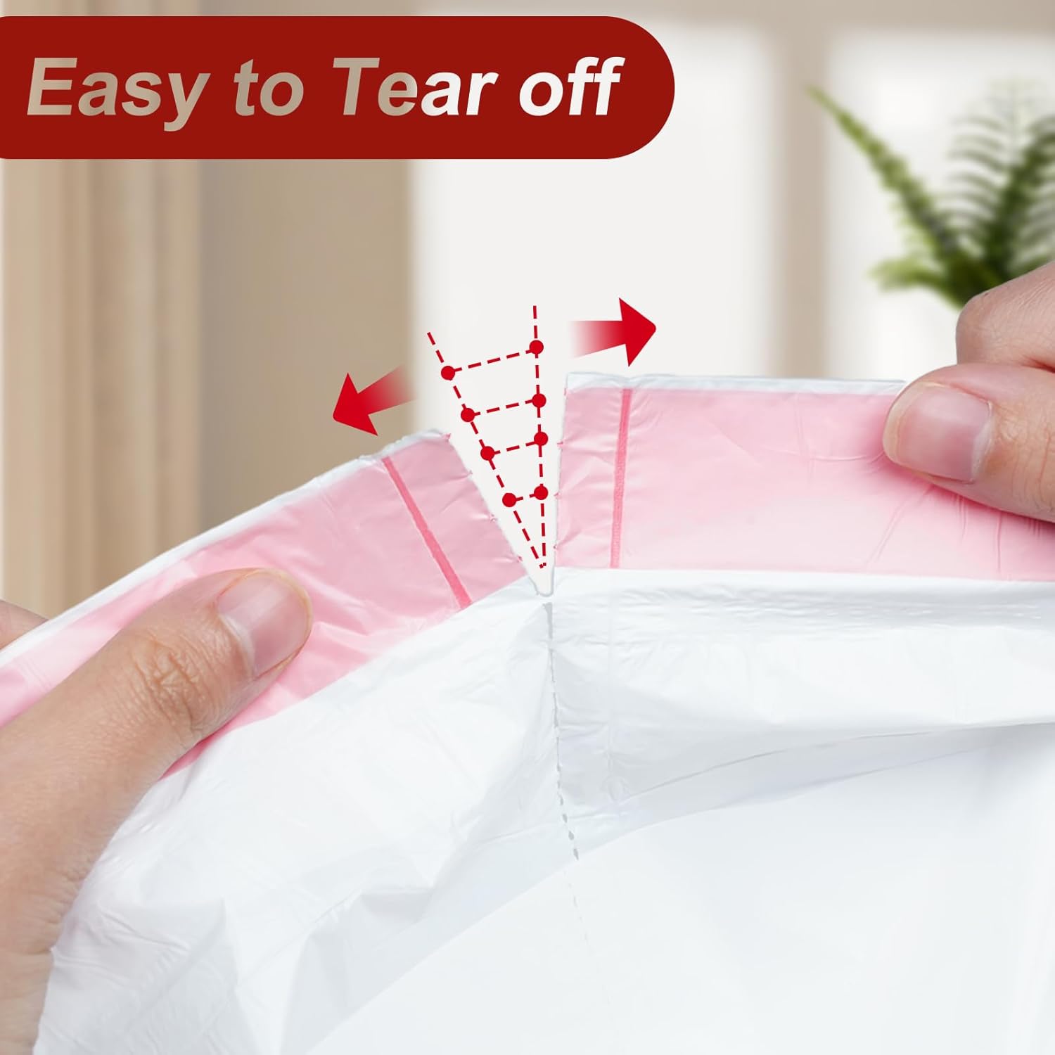 O2frepak 13 Gallon Heavy Duty Kitchen Trash Bags - Clean Fresh Scent | 100 Count, 60x70cm