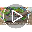 3'x4' Kids Car Road Play Mat - Non-Slip City Traffic Rug for Playroom