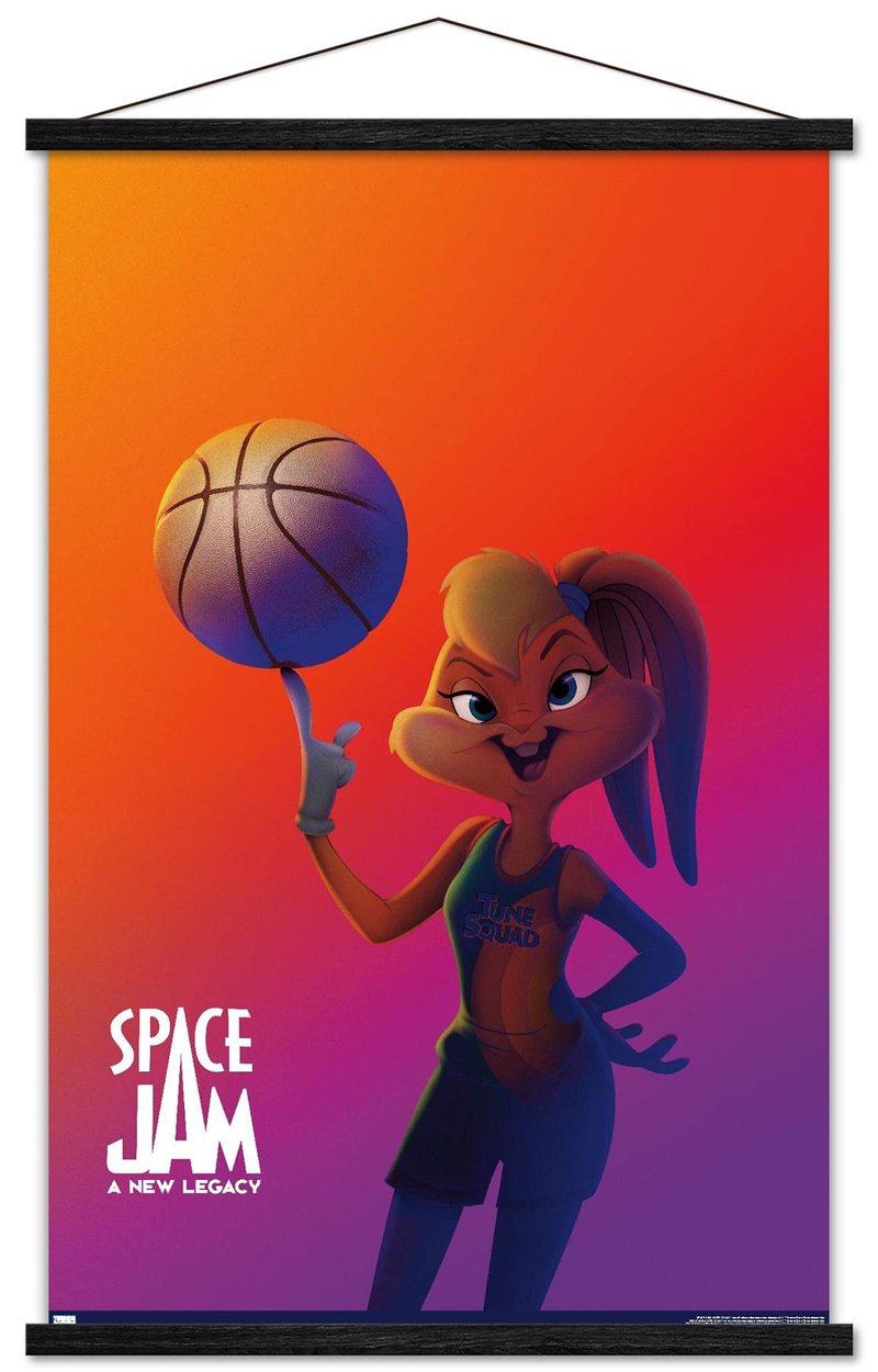 Trends International Space Jam: A New Legacy - Lola Bunny One Sheet Wall Poster with Magnetic Frame