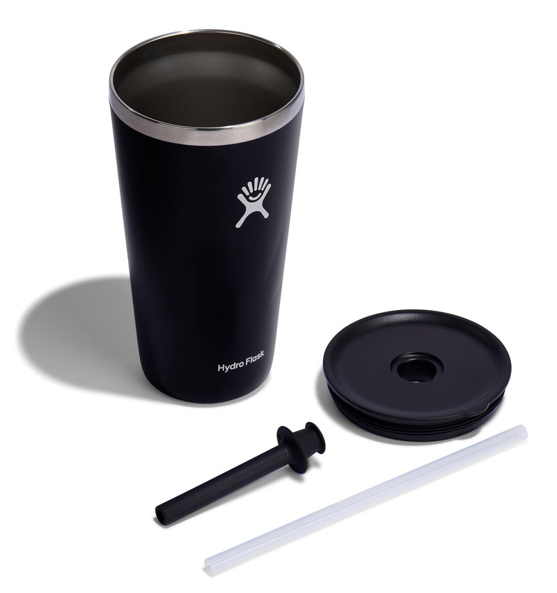 28 OZ All Around Tumbler Straw LID Black