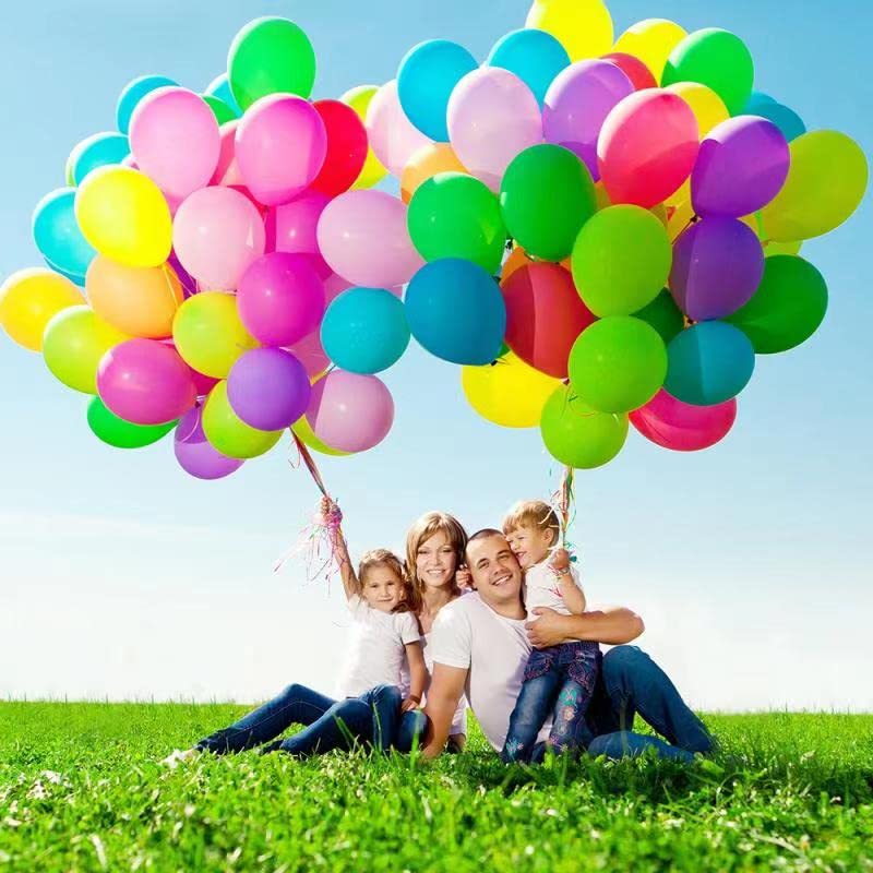 Tamodan 120 Pcs 12 Inch Assorted Color Latex Balloons for Party Decor