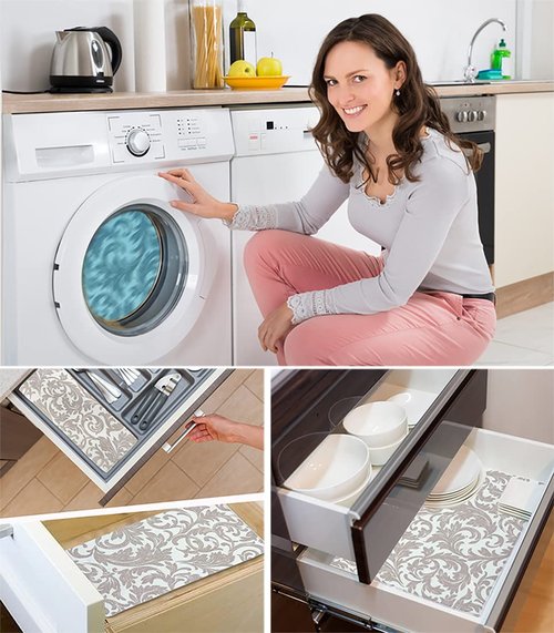 Microfiber Dish Drying Mat 3PCS, 20"X15" Large, Ultra Absorbent & Quick Drying for Kitchen Counter, Hand and Machine Washable