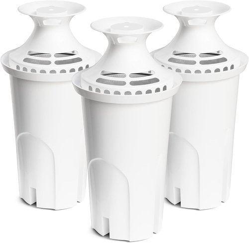 DESENRUIS Water Filter Replacement - Compatible with Brita Pitchers & Dispensers | Reduces Chlorine & Bad Taste, BPA Free, Pack of 3
