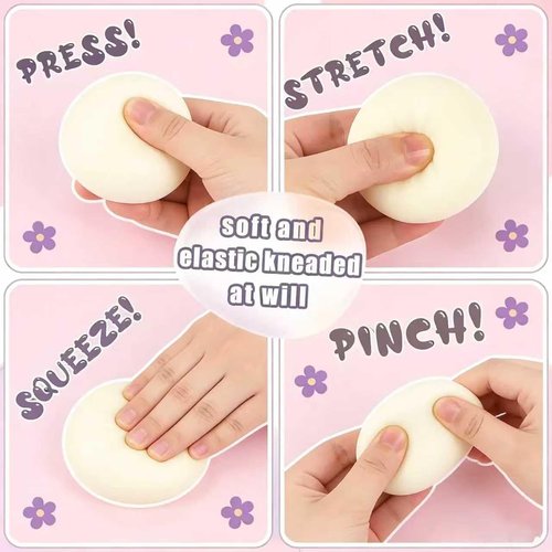 Dumpling Squishy - Soft Decompression Toy for Adults | Mystery Colors | Perfect Easter Gift