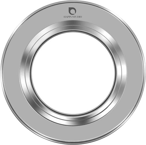 HAPPi STUDIO Stainless Steel Bamboo Steamer Ring - Fits 8 10 11 12 Inch Bamboo Steamer Basket - Dim Sum Ring Adapter for Wok, Pot, Steaming Rice Cooker - Metal Liner for Dumpling Basket