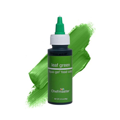 Chefmaster Leaf Green Liqua-Gel® Food Coloring - Vibrant, Fade-Resistant Dye for Icing & Fondant | 2.3 oz