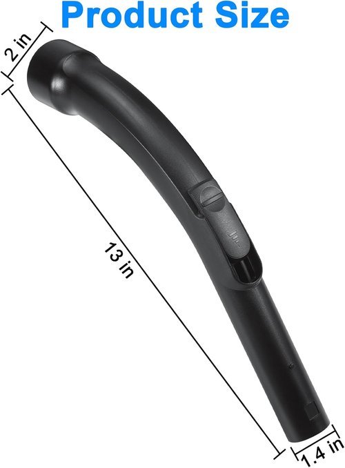 Miele Vacuum Hose - Plastic Bent End Attachment for S2110, S501, C1, C2, C3, S4, S5 Models