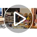 Kids Wooden Dress-Up Storage Wardrobe with Mirror and Hanging Rack