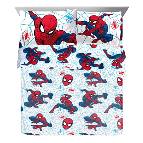 Kids Spider-Man 7-Piece Queen Bed in a Bag Bedding Set