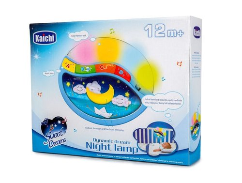 Magic Sleep Baby Crib Clip Night Lamp - Soothing Melodies for Peaceful Sleep | Blue