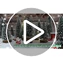 Mini Snow Frost Trees - 10pcs 100mm Mini Christmas Tree Decor for Holiday & Craft