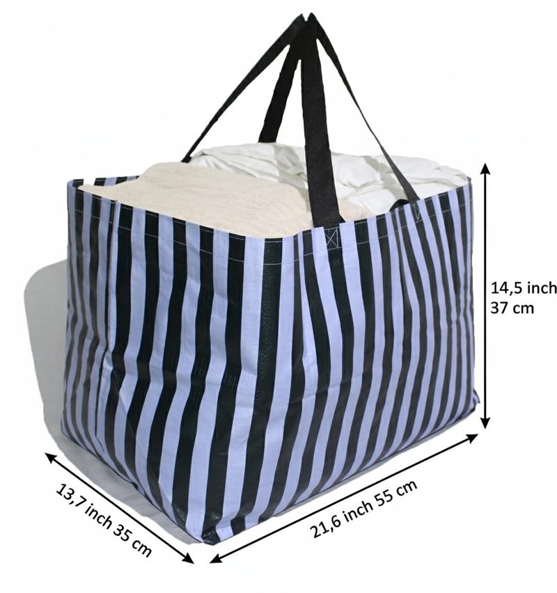 Reusbale shopping bags, extra large and heavy duty - 4 pcs