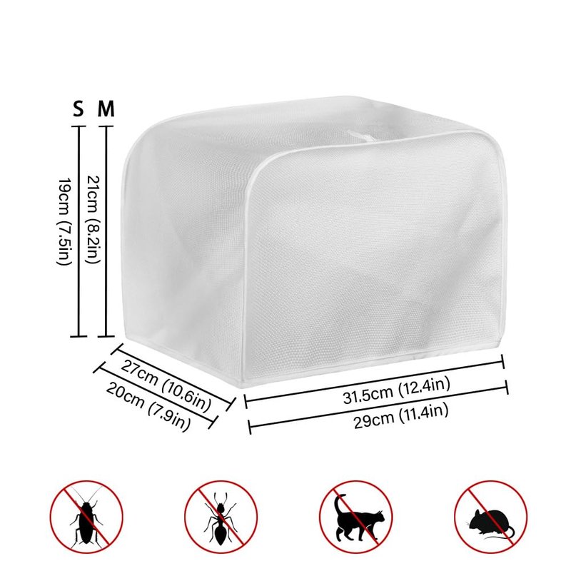 Pzuqiu Coffee Cake Print Kitchen Toaster Cover Dustproof Fingerprint Protection Bread Maker Broiler Accessories Anti-sputterinf Greasy Protection Women Gift