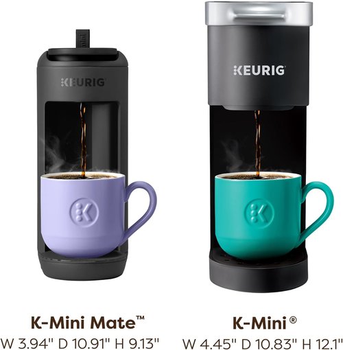 Keurig K-Mini Mate Coffee Maker - Compact Single Serve K-Cup Brewer for Small Spaces | 12 oz, Black