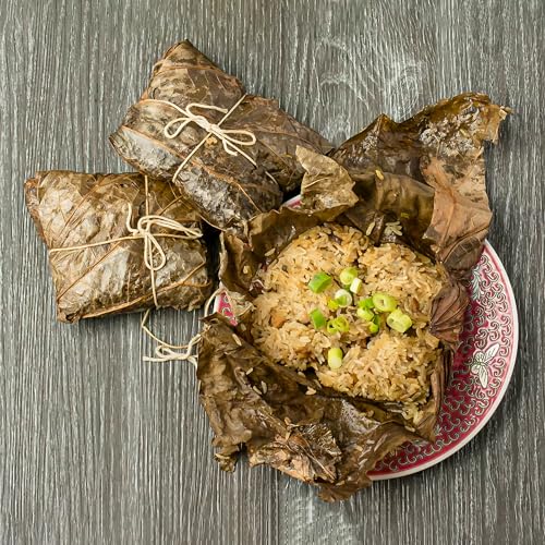 100 Pcs Dried Lotus Leaves for Cooking and Food Wrapping 8x8 Inch
