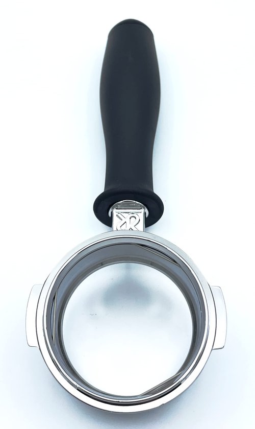 MacMaxe Bottomless Portafilter Handle with Replacement Gasket for Rancilio Silvia Epoca and Classe