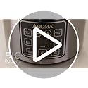 Digital Rice Cooker & Food Steamer - 8-Cup Cooked, Stainless Steel