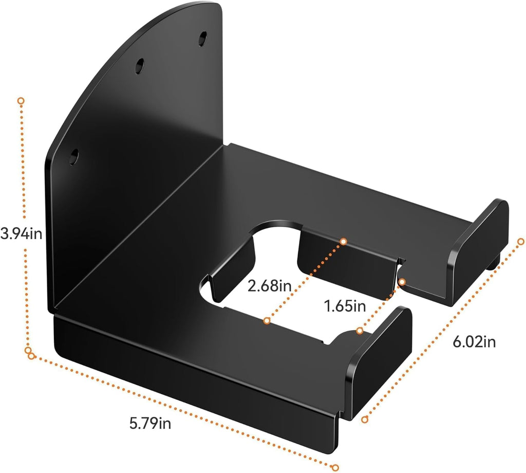 Niffgaff Weed Wacker Wall Rack - Heavy-Duty Garage Tool Organizer with Hooks for Lawn Equipment | 2-Piece Set
