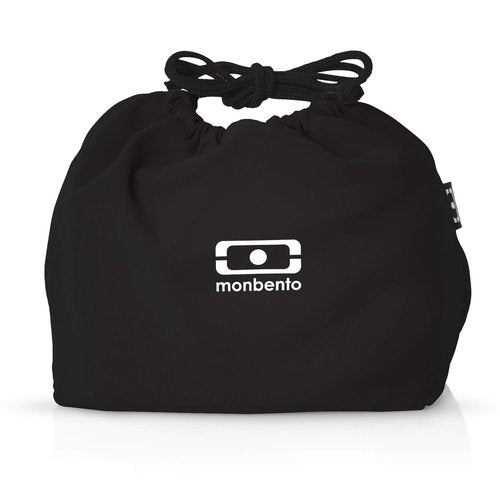 monbento - Lunch Bag MB Pochette M Ginkgo - Polyester and Cotton Lunch Tote - For Work Lunch Packing - Can Contain a Bento Box MB Original or MB Tresor - Japanese Pattern - Pink & Blue
