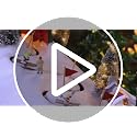 Mr. Christmas Nostalgic Ceramic Rainbow Christmas Tree with LED Lights, 7.5 Inch Indoor Holiday Decor