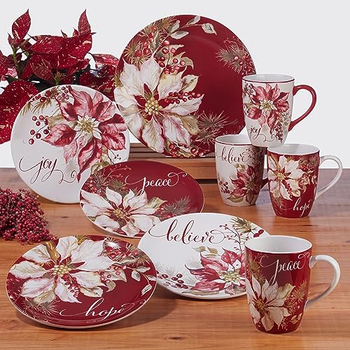 Certified International Winters Joy 16x12 Inch Holiday Serving Platter