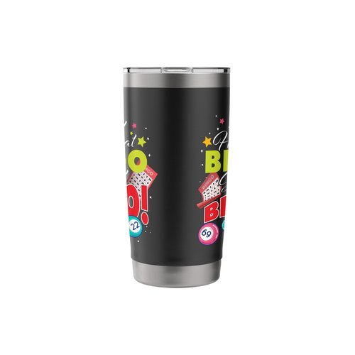 What Happens At Bingo Stays At Bingo - Bingo Lover Gambler Stainless Steel Insulated Tumbler