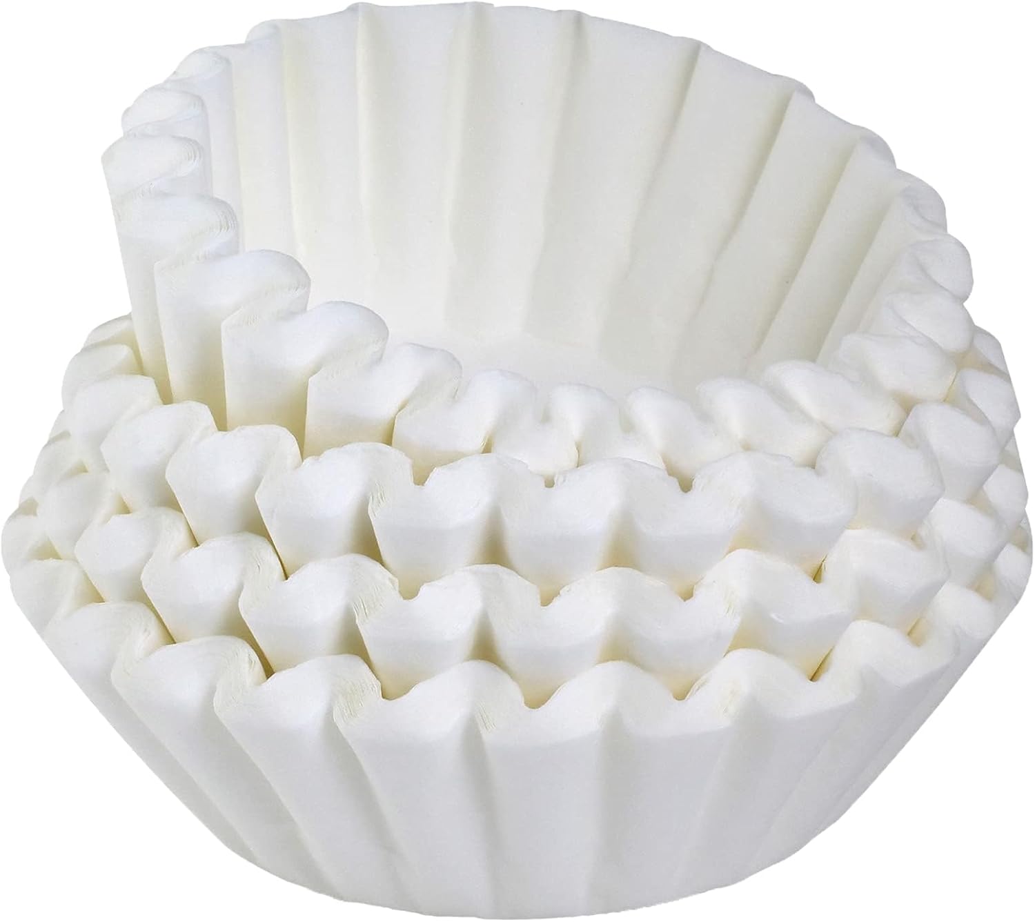 Skiennix 4-Cup Coffee Filters - Premium White Basket Filters (100 Count)