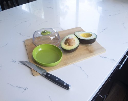 Joie Fresh Flip Avocado Saver Pod, Produce Saver, Fridge Organization, Sustainable Option, Green