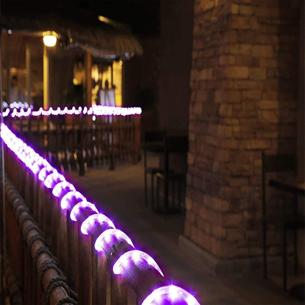Skiennix 150ft LED Rope Lights - Waterproof, Flexible Tube Lighting with 8 Modes | Purple for Indoor & Outdoor Decor