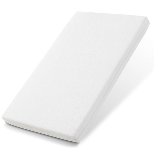 ANGELBLISS Pack and Play Mattress, 38 x 26 Pack N Play Mattress for Baby and Toddlers, Gel Memory Foam Mattress with Removable Cover, Dual Side Premium Playpen Mattress, BM-01