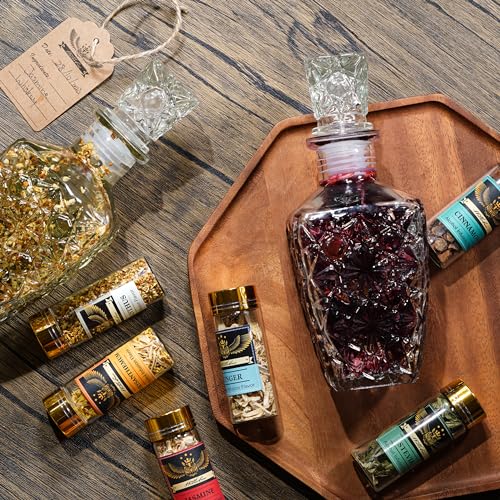 DIY Alcohol Infusion Kit for Whiskey, Gin, Vodka & Rum - Natural Flavors, Perfect Gift