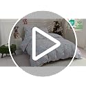 Unicorn Kids Duvet Cover Set - Twin Size 2-Piece Microfiber Bedding