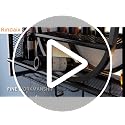 3-Tier Wall Mounted Wine Rack with LED Lights - Modern Metal Liquor Shelf