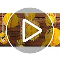Sunflower and Bee Honeycomb Hanging Decorations, 3D Tissue Paper Party Decor