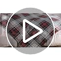 Spencer Plaid Quilt - King Size - Reversible Christmas Tartan