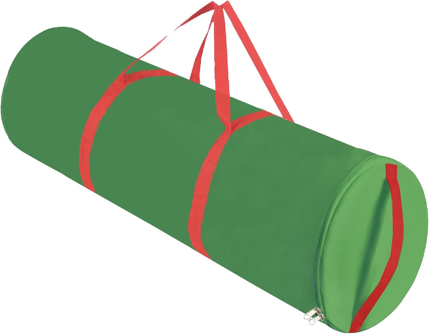 OUTTDID Christmas Wrapping Paper Organizer - Durable 600D Oxford Fabric, Fits 18-25 Rolls, Green