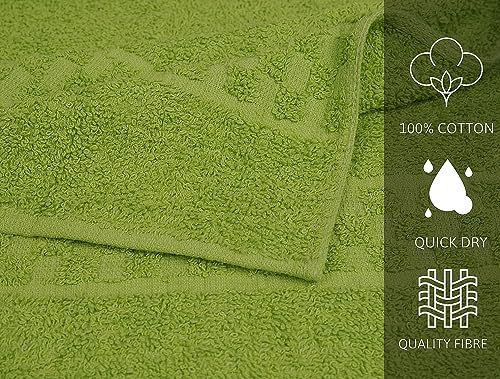 7-Pack Ultra Soft Cotton Bath Towels, 30" x 54" Large Absorbent Towel Set