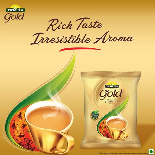 Tata Tea Gold | Assam teas with Gently Rolled Aromatic Long Leaves | Rich & Aromatic Chai | Black Tea | 100g
