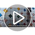 Colorful Gem Rhombus Decorative Window Privacy Film - Rainbow Design
