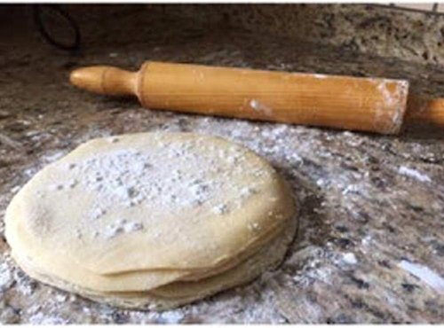Hardwood Rolling Pin for Baking - Sturdy Handle Pizza & Dough Roller | 18.7 Inch Kitchen Utensil